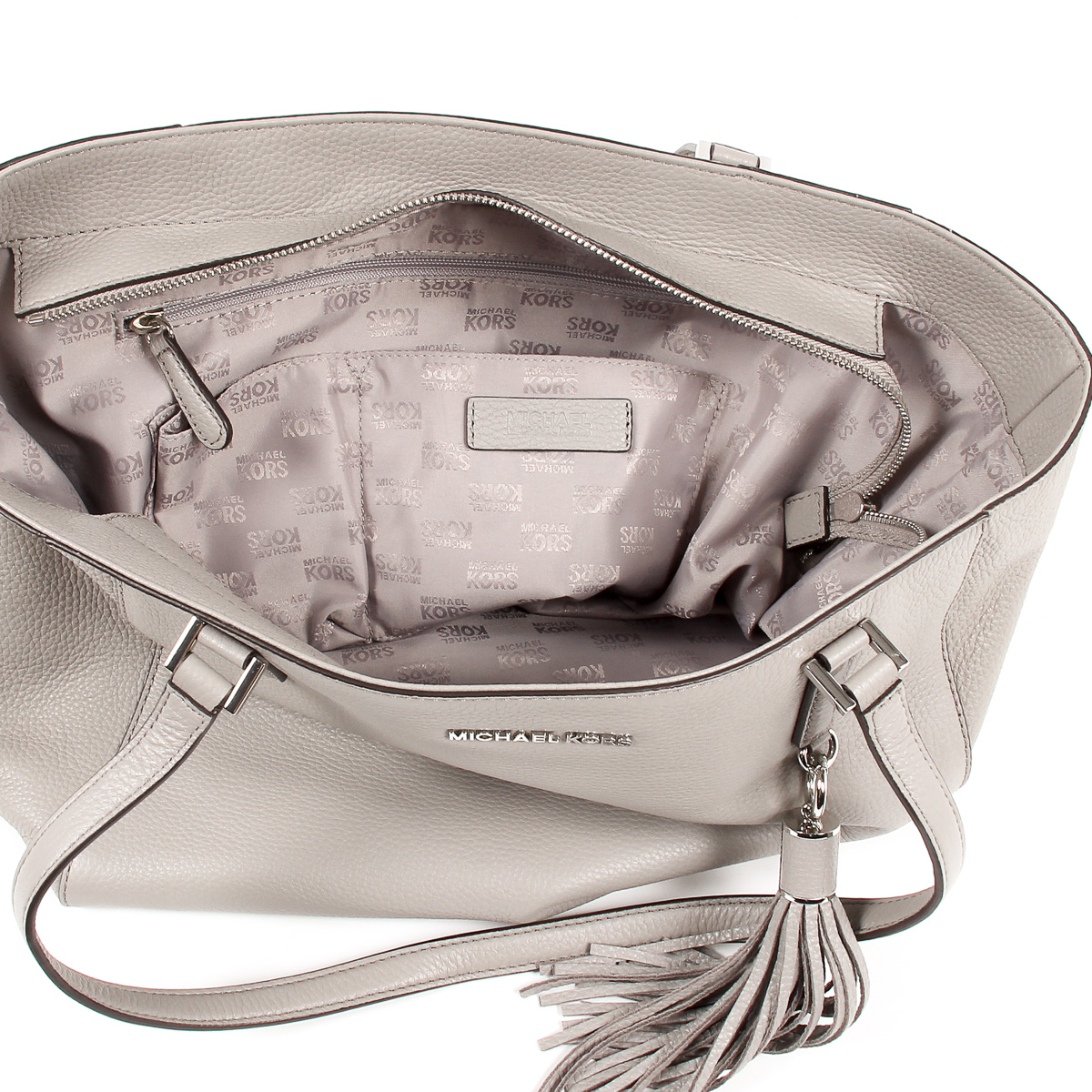 Borsa a mano da donna Michael Kors BEDFORD 35S7SBFT3L GRIGIO PERLA