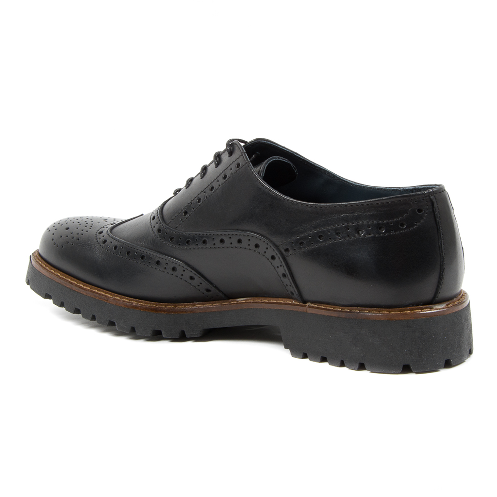 Andrew Charles Scarpe Brogue da uomo nere LUIS