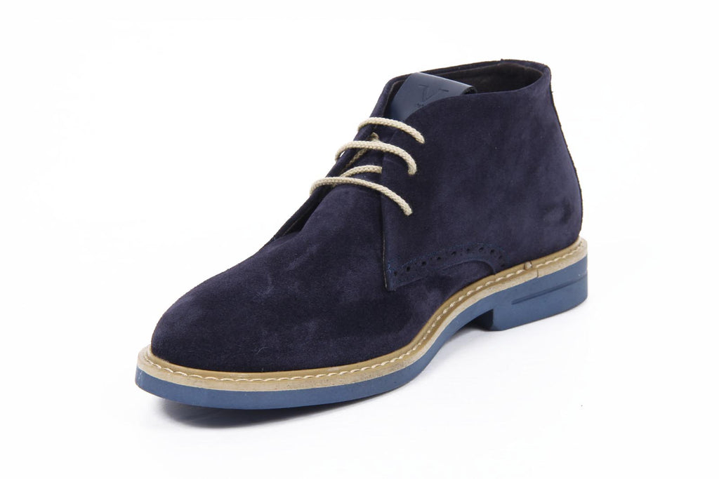V 1969 Italia stivaletti uomo 5156 CAMOSCIO NAVY