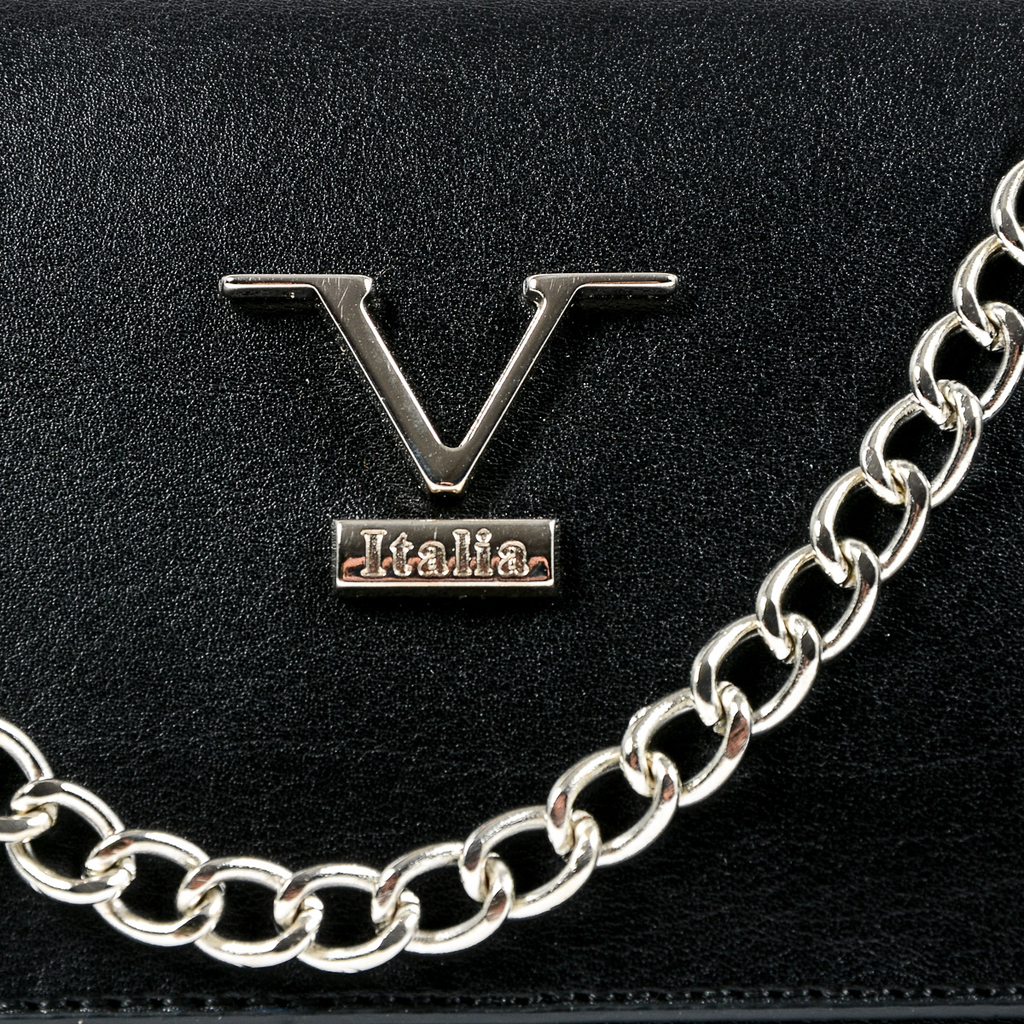 V 1969 Italia Borsa da donna nera BOLLA