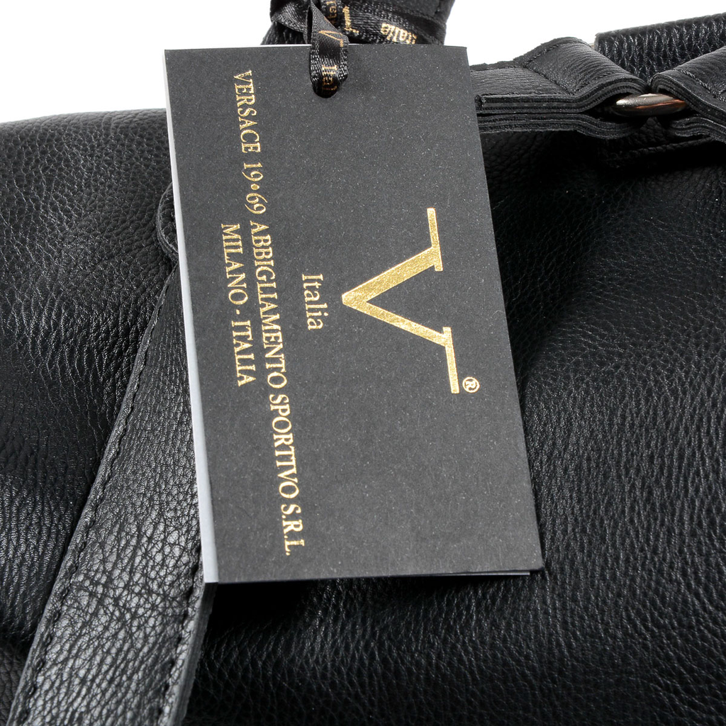 V 1969 Italia Borsa da donna nera STEFANY