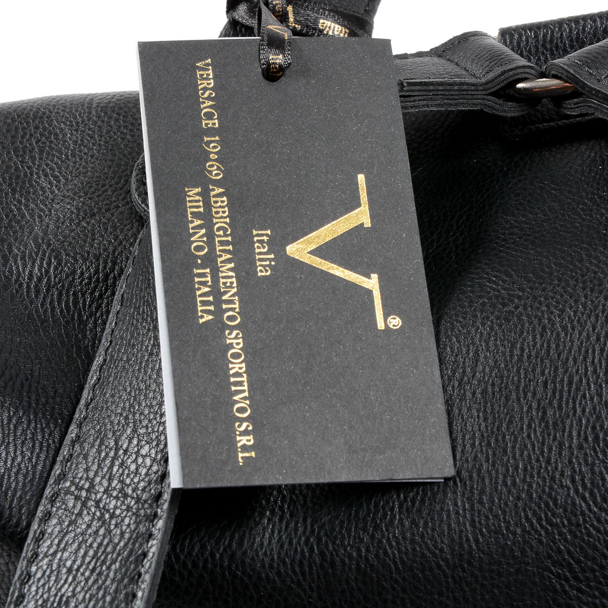 V 1969 Italia Borsa da donna nera STEFANY