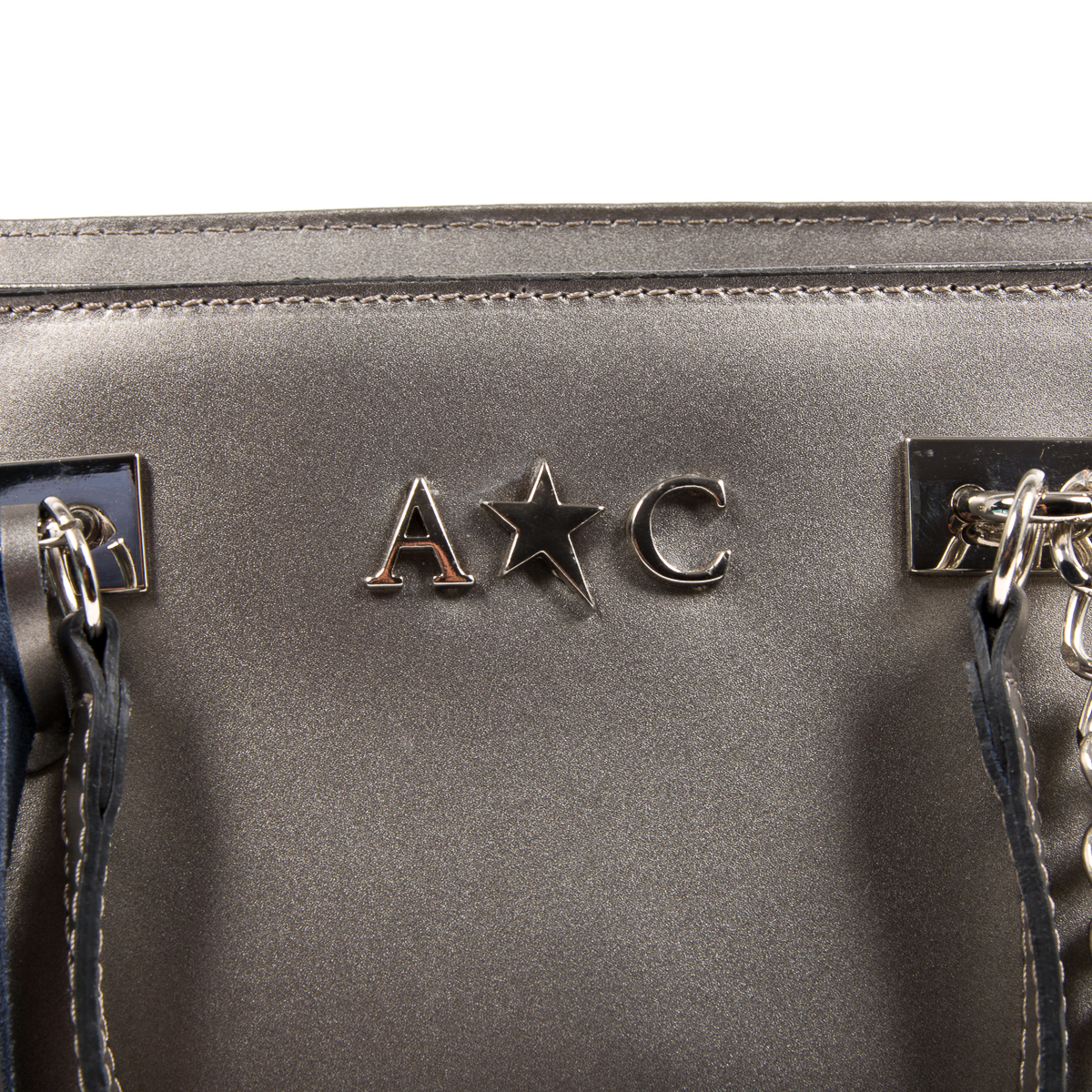 Borsa a mano da donna Andrew Charles Silver KEY