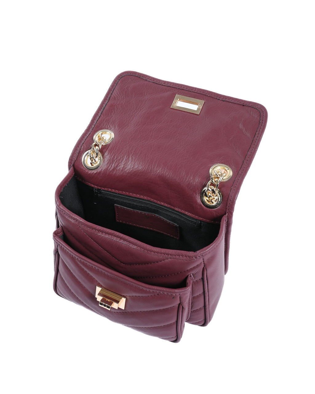 Borsa a mano da donna V Italia 10507 SAUVAGE BORDEAUX