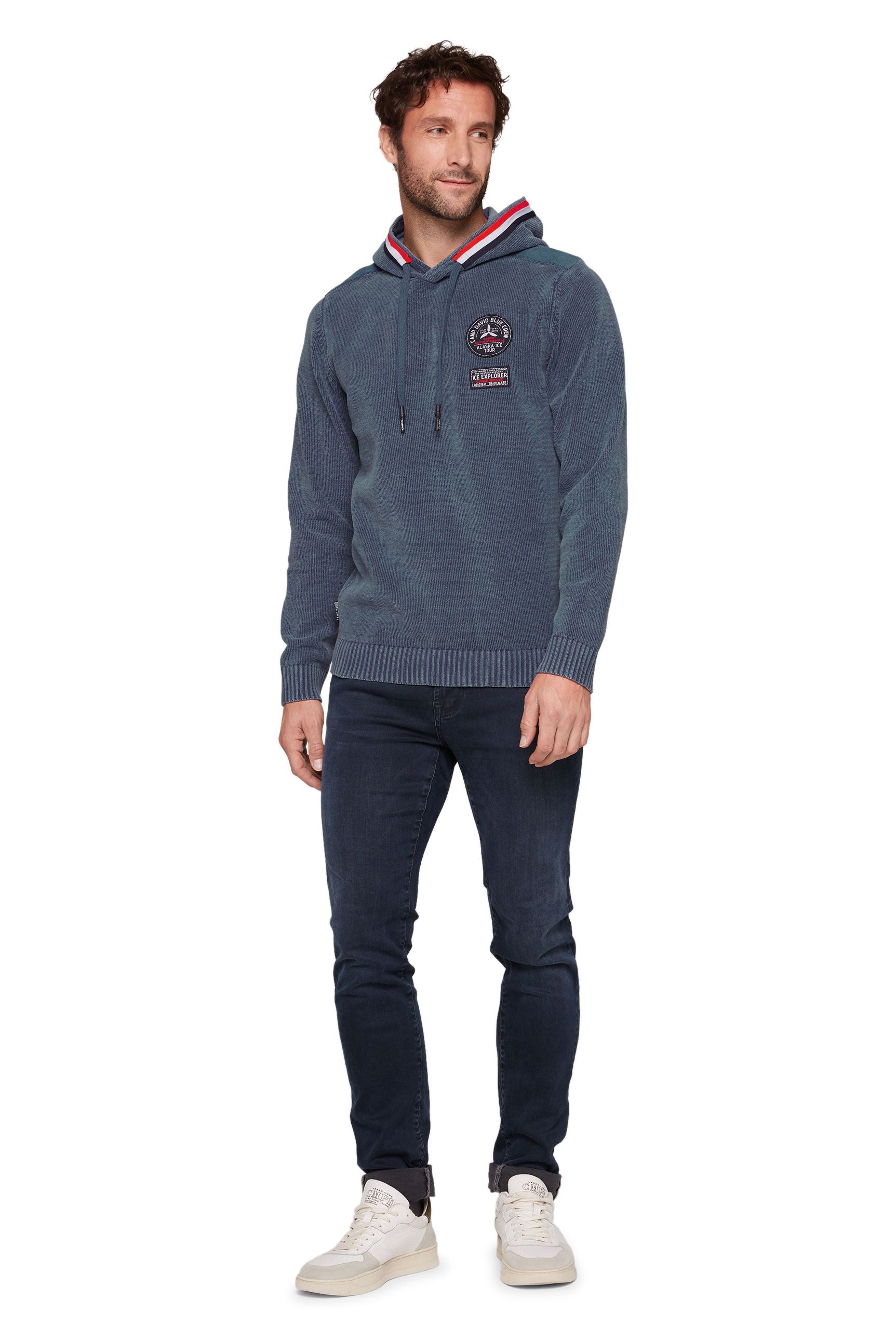 Maglione da uomo Camp David con cappuccio