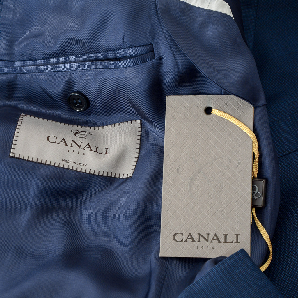 Abito da uomo Canali maniche lunghe blu