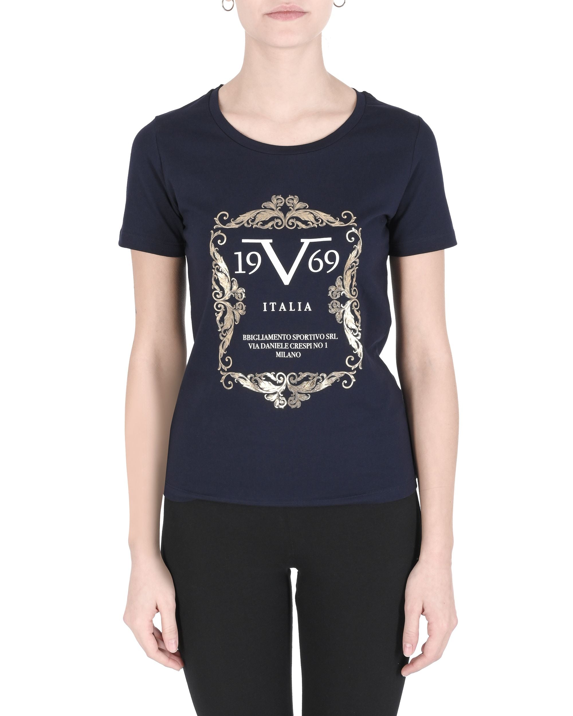19V69 Italia T-Shirt Donna ALESSANDRA BLU NAVY