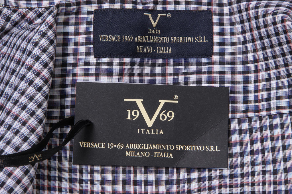 V 1969 Italia Camicia da uomo Modern Classic Fit 377 VAR. 212