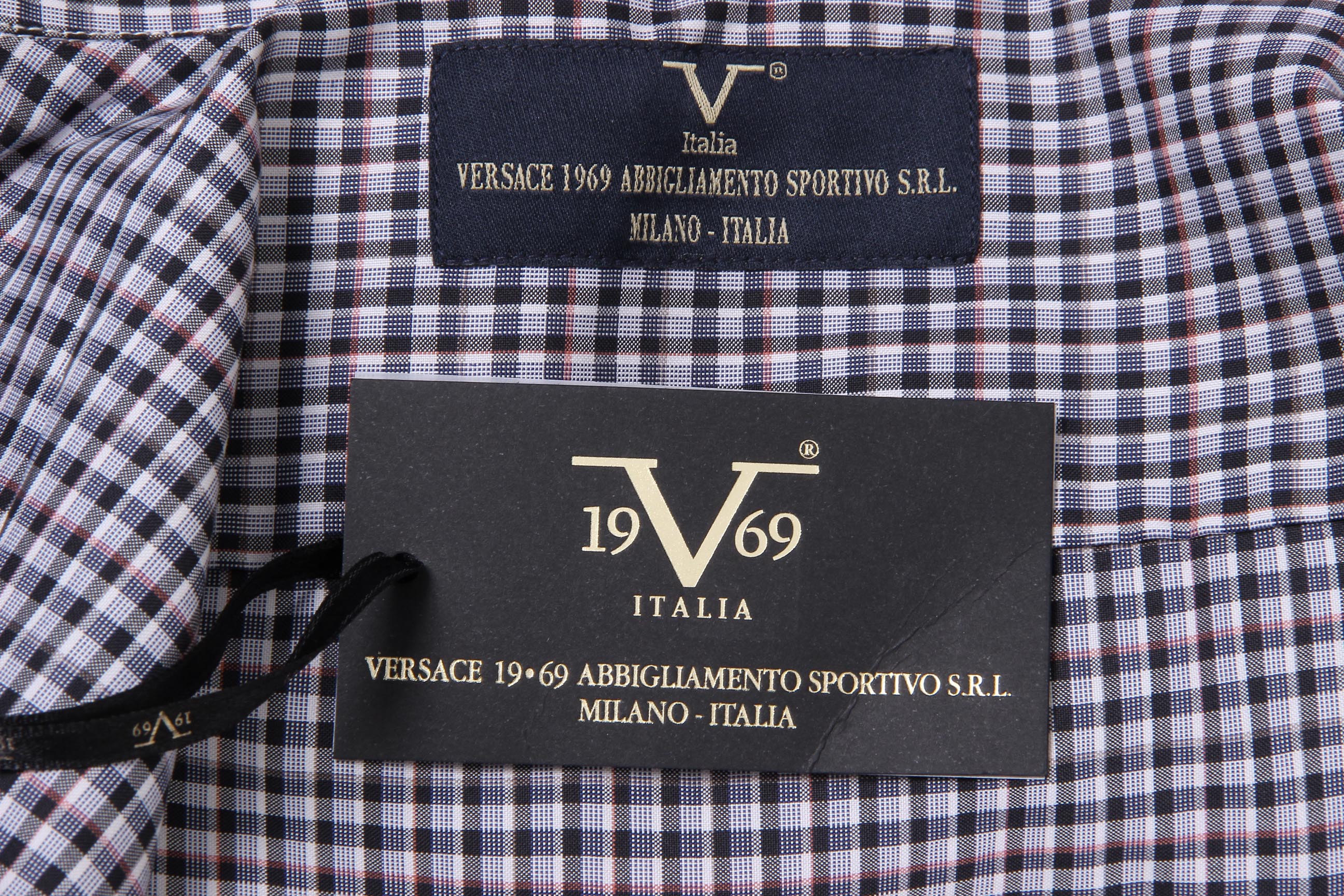 V 1969 Italia Camicia da uomo Modern Classic Fit 377 VAR. 212
