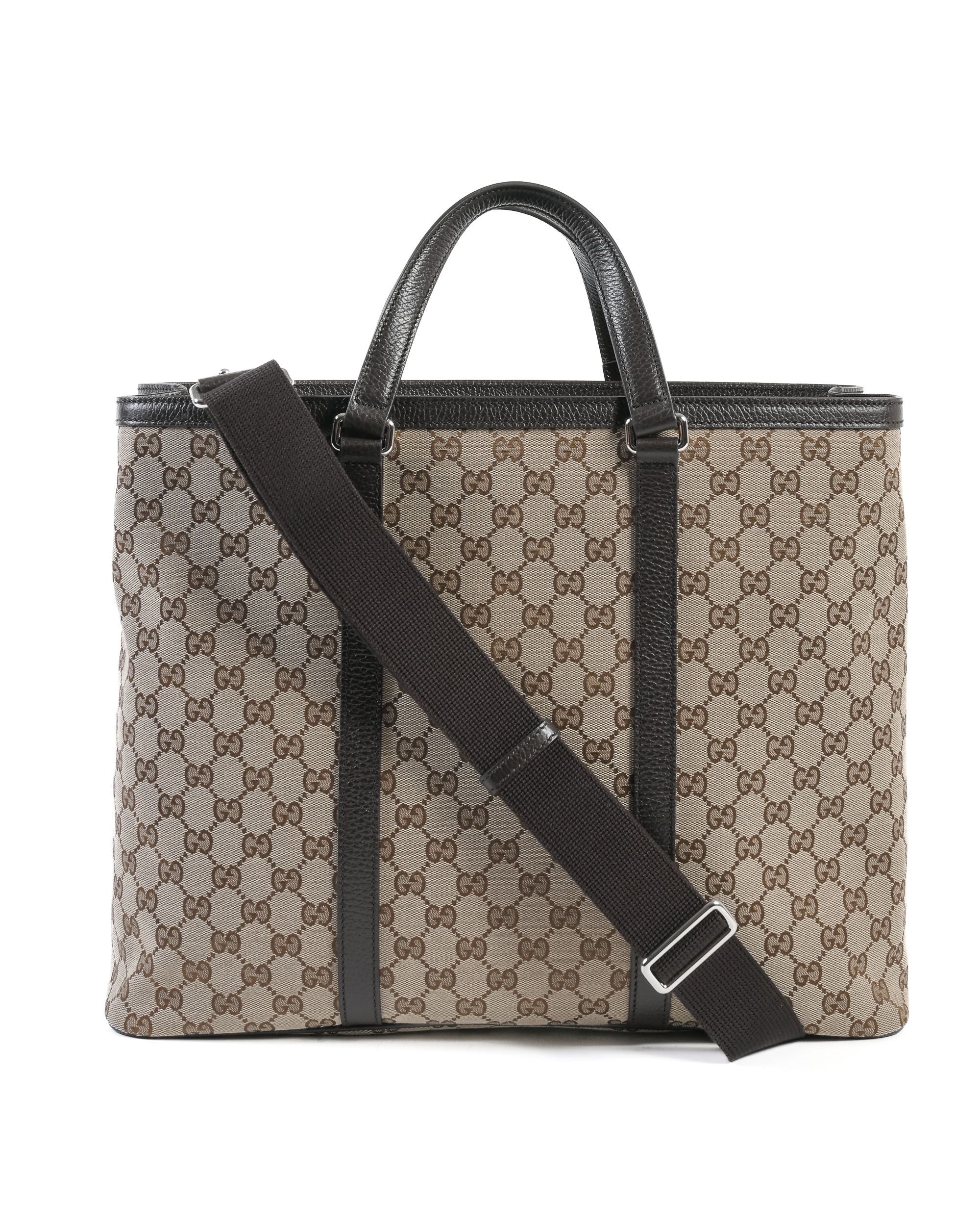 Gucci GG Original borsa shopper in tela con cerniera 449169 KY9KN 9896