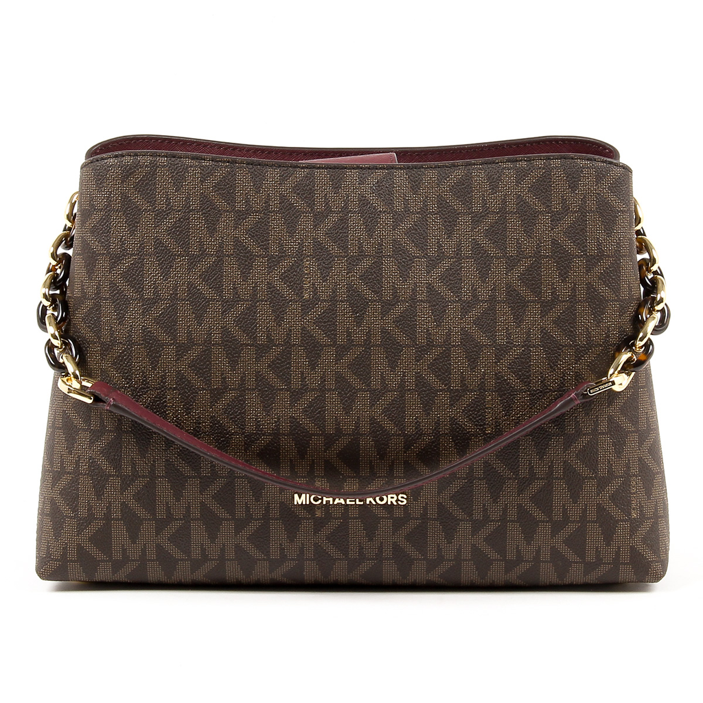 Borsa a mano da donna Michael Kors PORTIA 35F7GPAS3B BRN PLUM