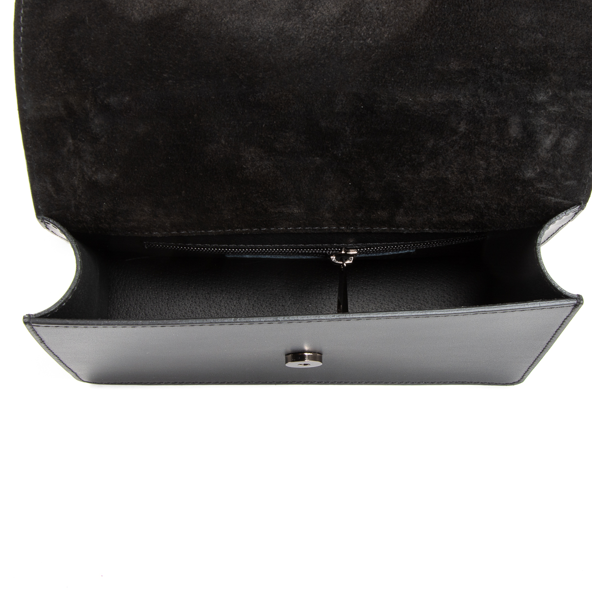 V 1969 Italia Borsa da donna nera DIADEMA