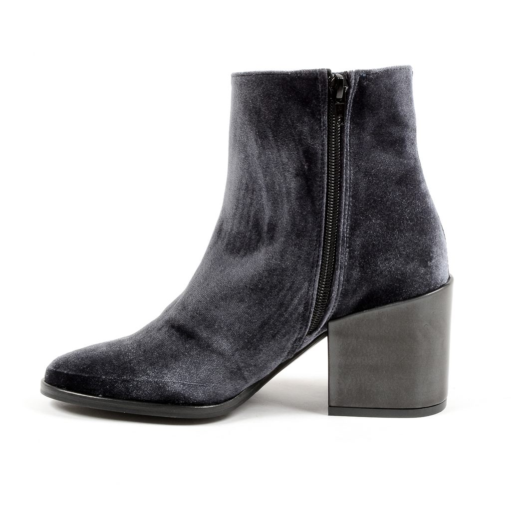 Stivaletti con tacco da donna Andrew Charles, grigi CHARLIZE