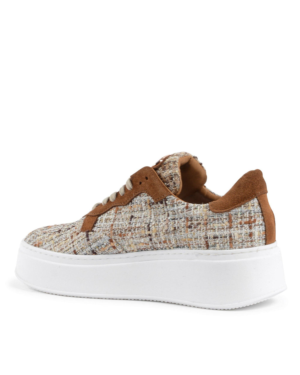 Sneaker Challenging Boucle - Marrone