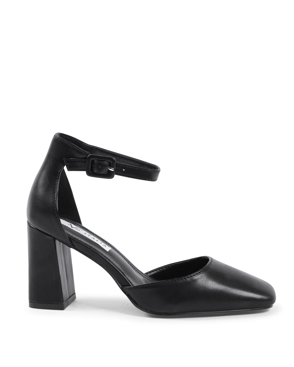 19V69 Italia Scarpe da donna con cinturino alla caviglia nere HLL0127 NERO