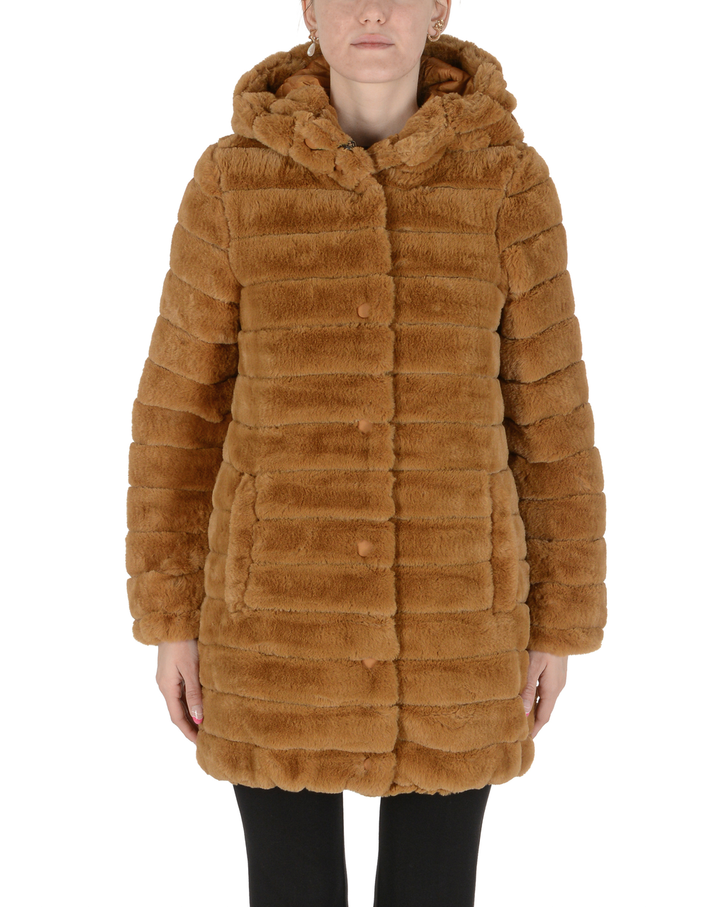 19V69 Italia Cappotto Donna Cammello SENNA CAMEL