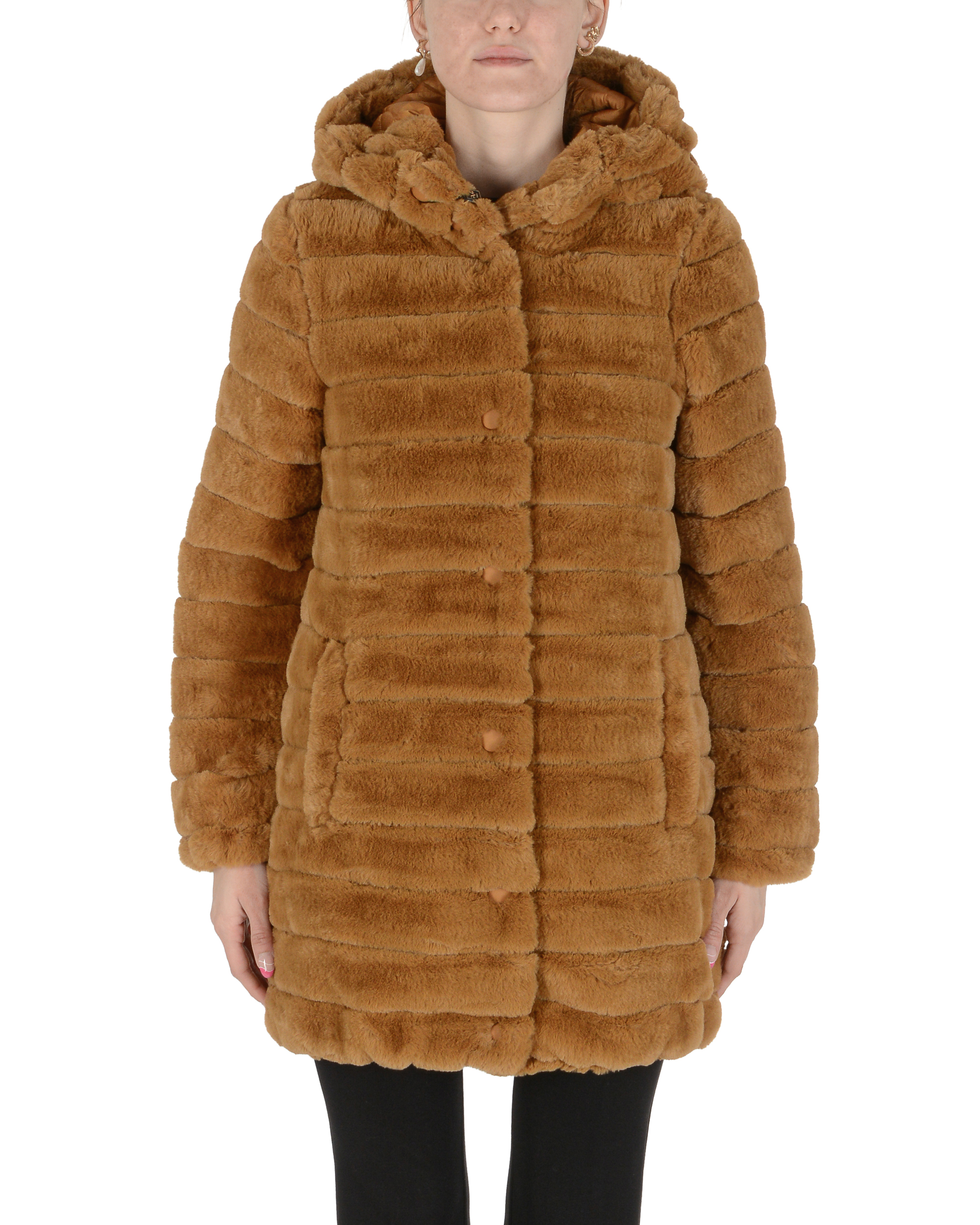 19V69 Italia Cappotto Donna Cammello SENNA CAMEL