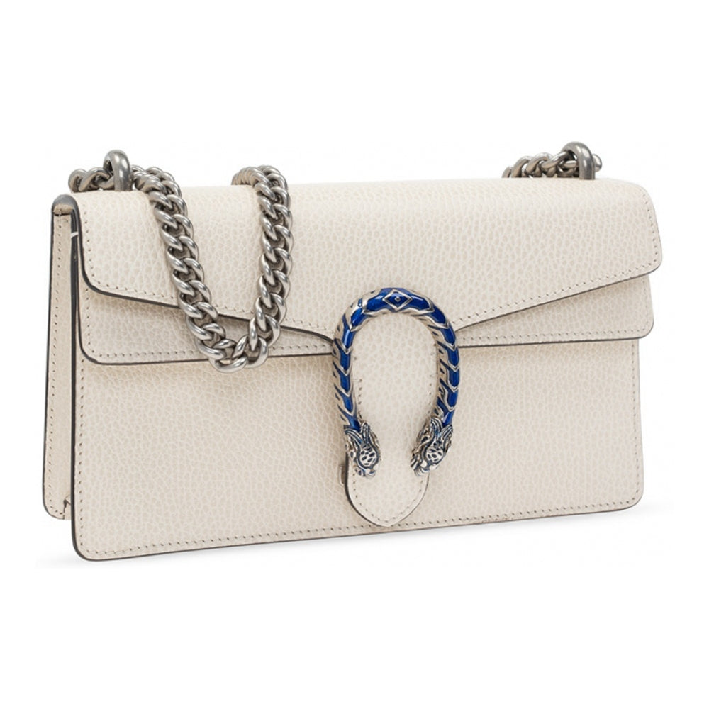 Borsa a tracolla Gucci Dionysus in pelle bianca bianca