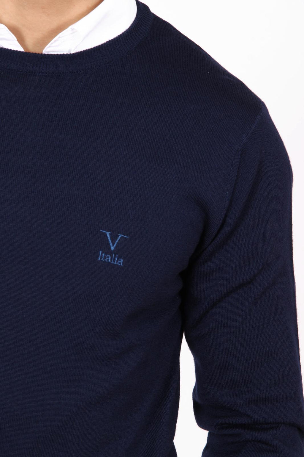 V 1969 Italia maglione girocollo uomo 9800 GIROCOLLO BLU NAVY