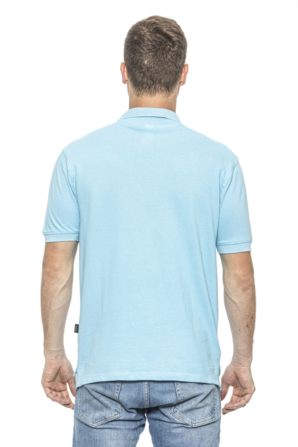 Polo Uomo 19V69 Italia Blu RICAMO AZZURRO