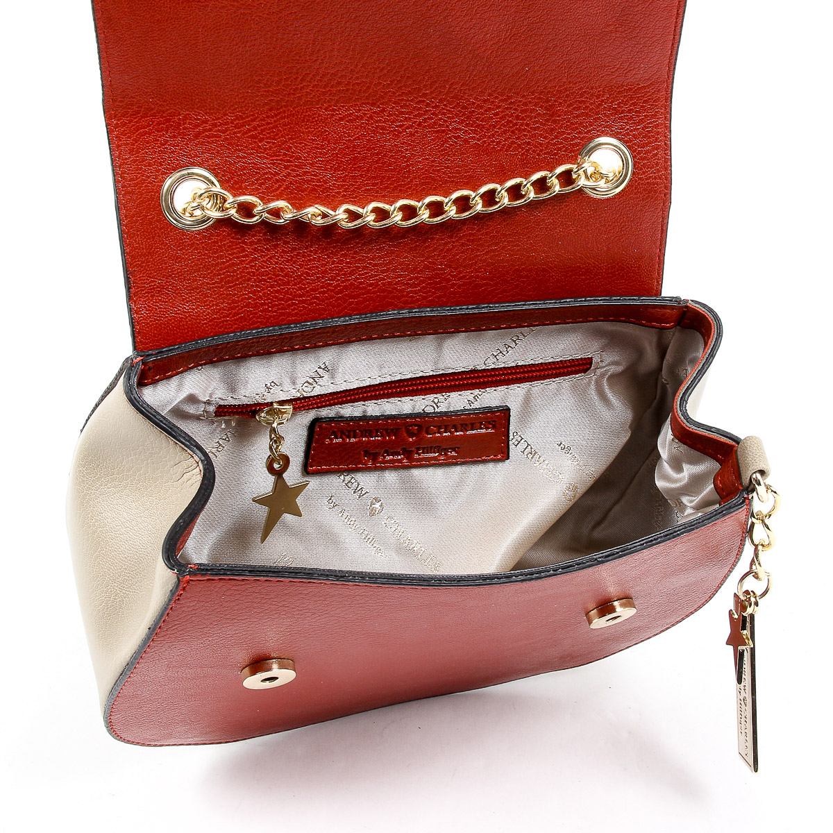 Borsa a mano da donna Andrew Charles multicolore ESTATE