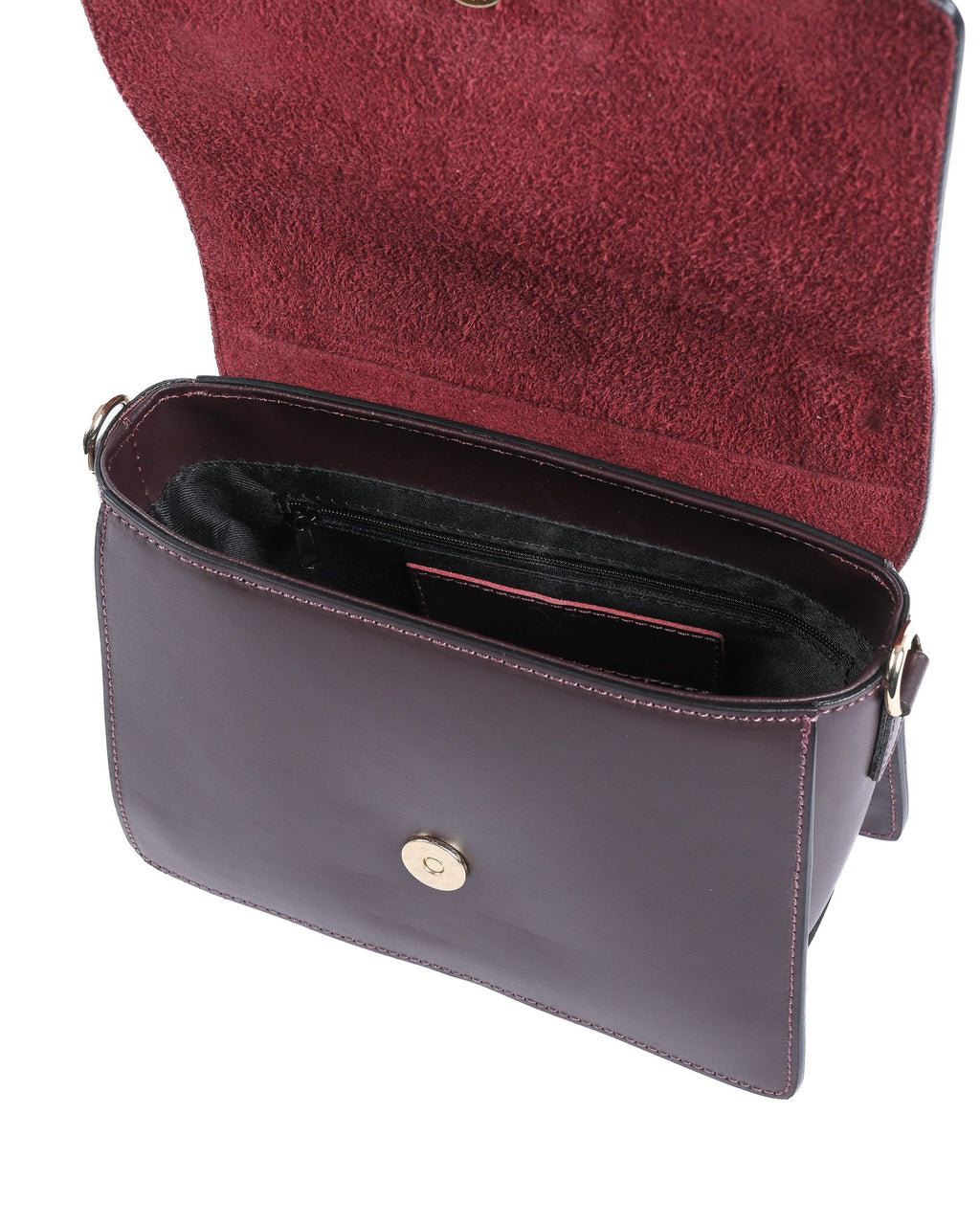 Borsa a mano da donna V Italia V505 52 RUGA BORDEAUX