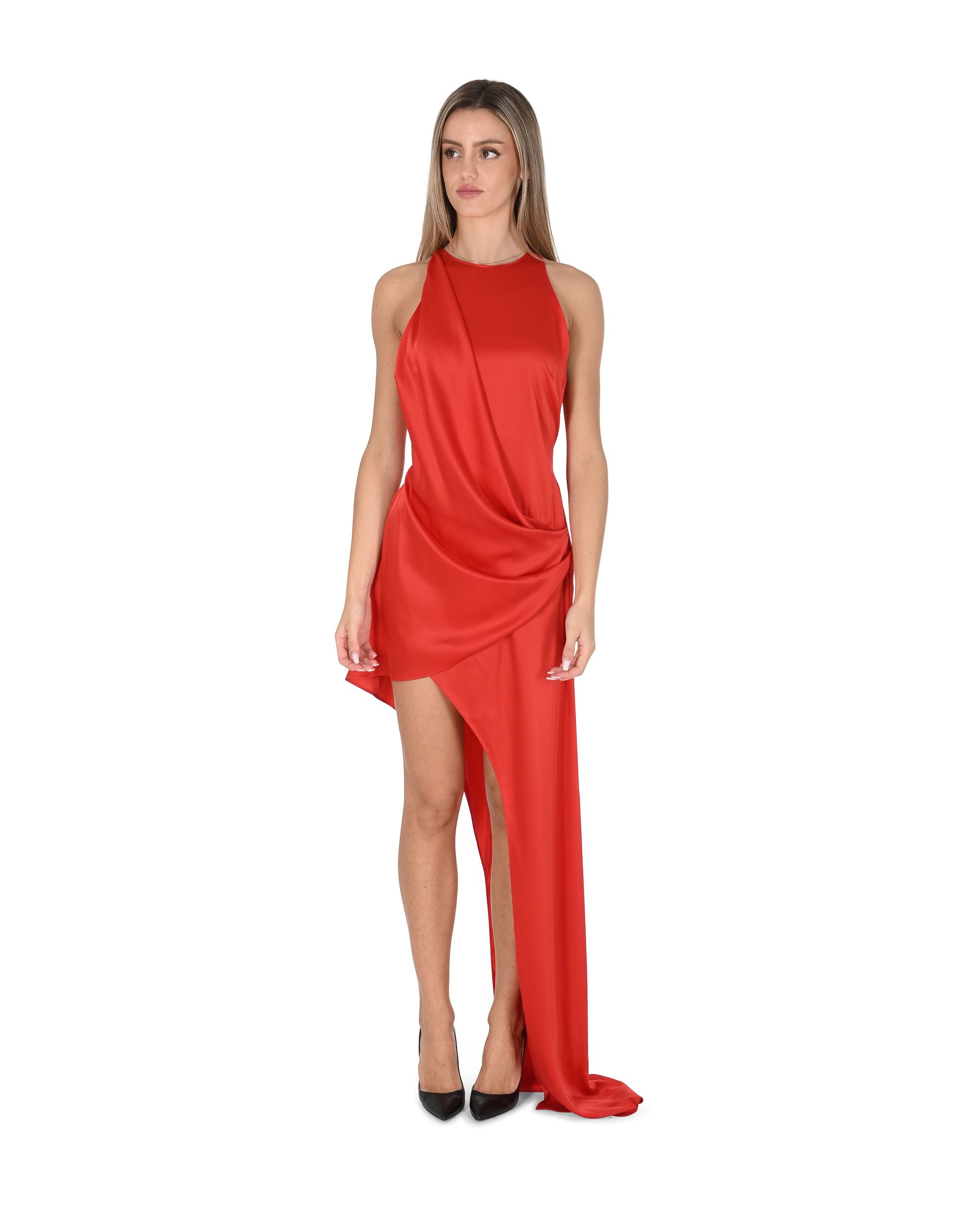 Abito da donna David Koma PF24DK17DA ROSSO 101