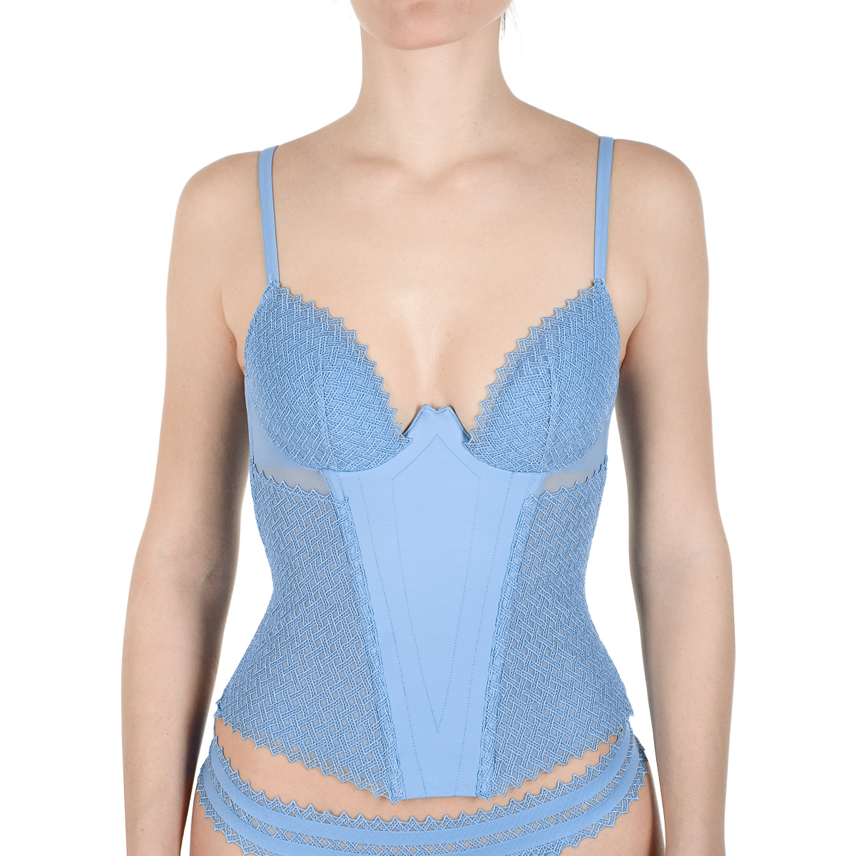 La Perla Bustino da donna azzurro