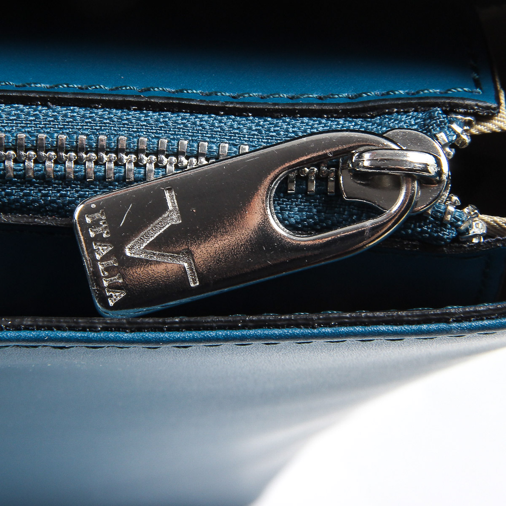 Borsa da donna V 1969 Italia V009-S RUGA PETROLIO