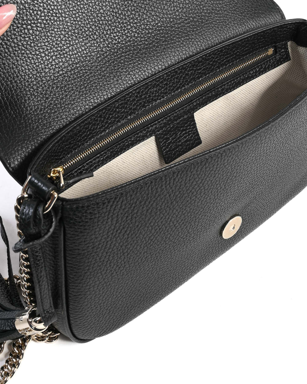 Borsa a tracolla Gucci Soho in morbida pelle 536224 A7M0G 1000