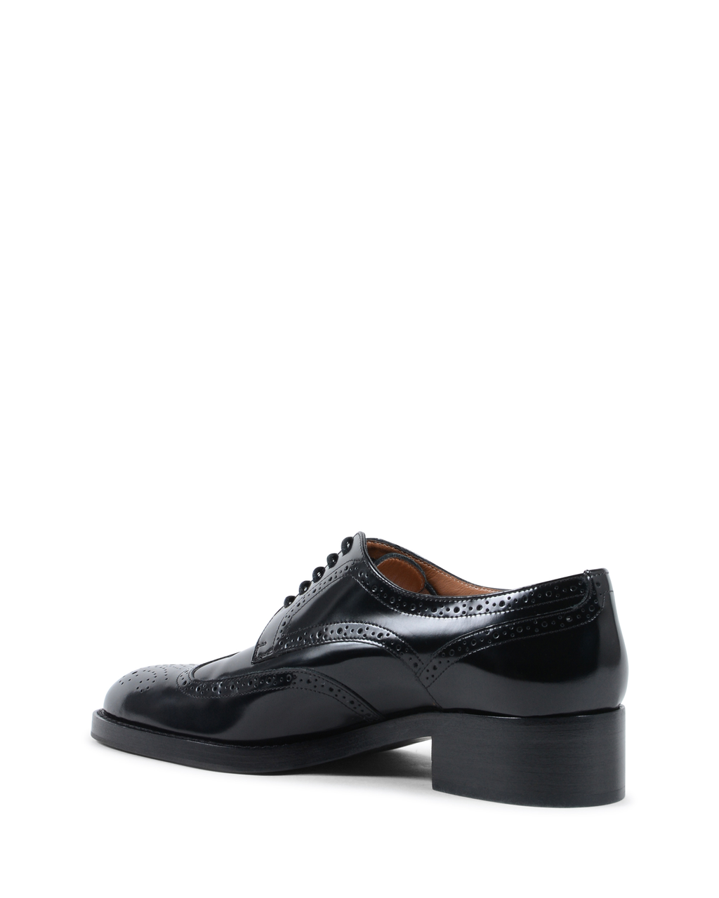 Fratelli Rossetti Womens Brogue Shoe Black 66411 LADY BOX NERO