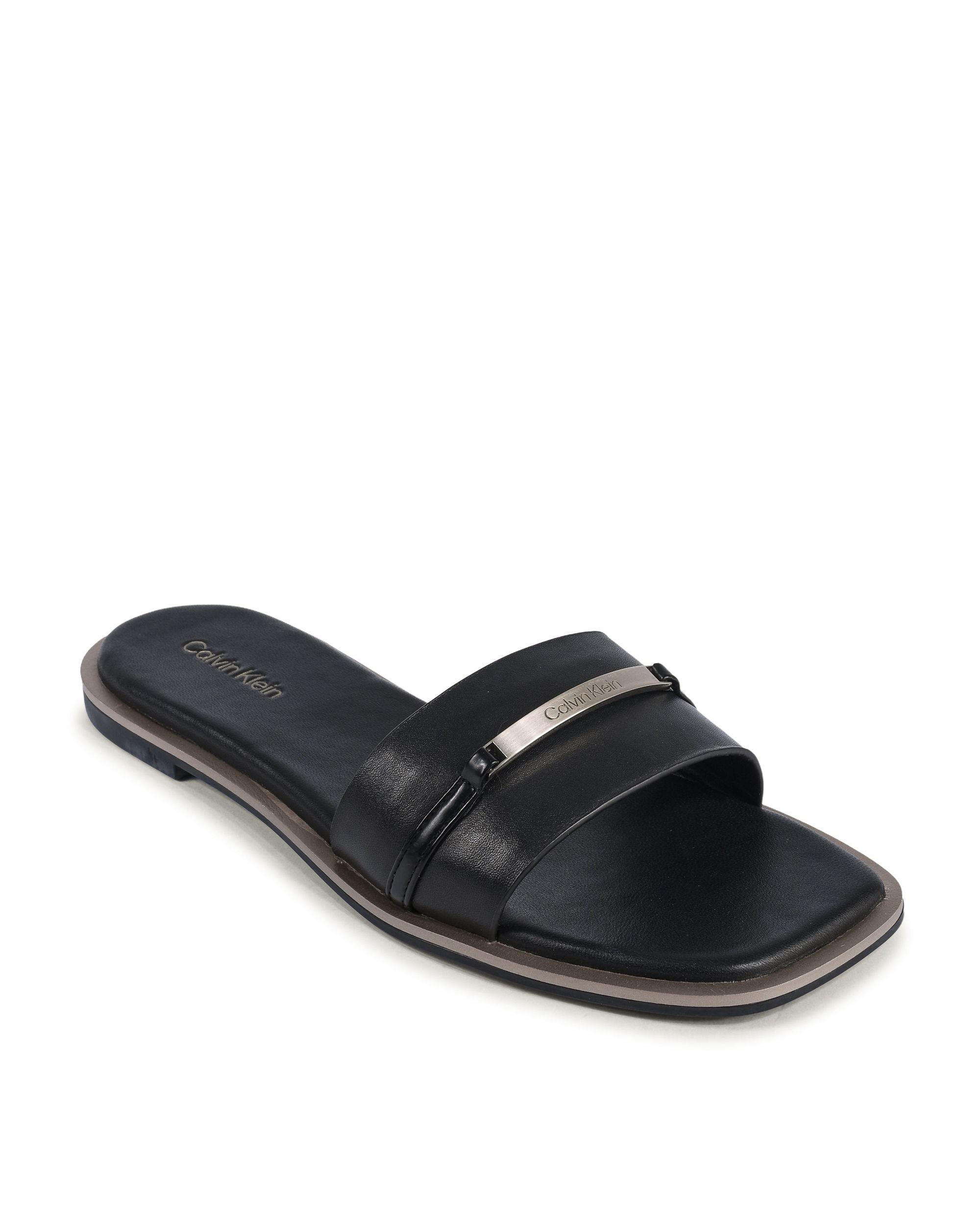Calvin Klein Sandalo da donna nero HW0HW02011BEH