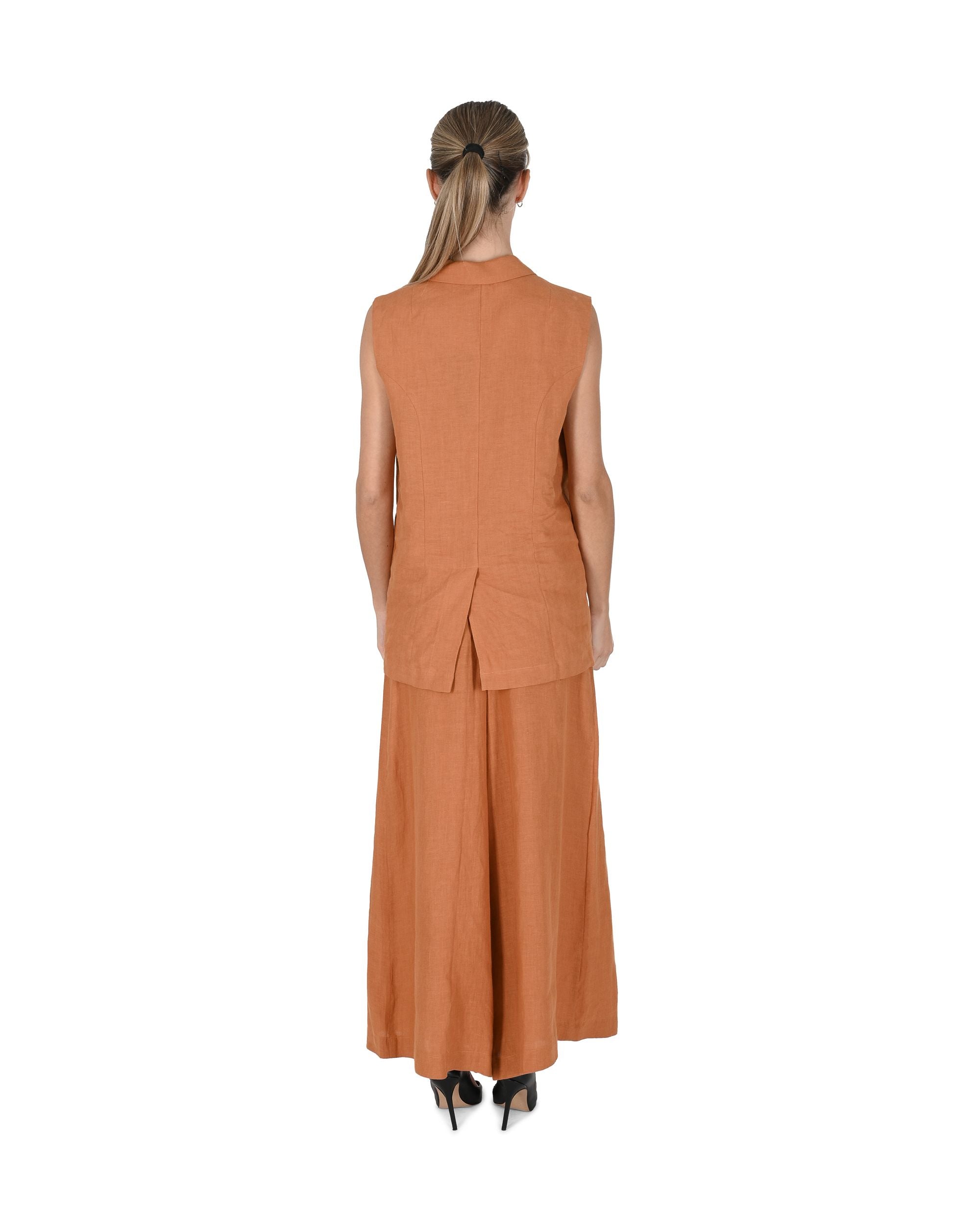 Gilet da donna Nevro CHORA LINEN VEST MA2