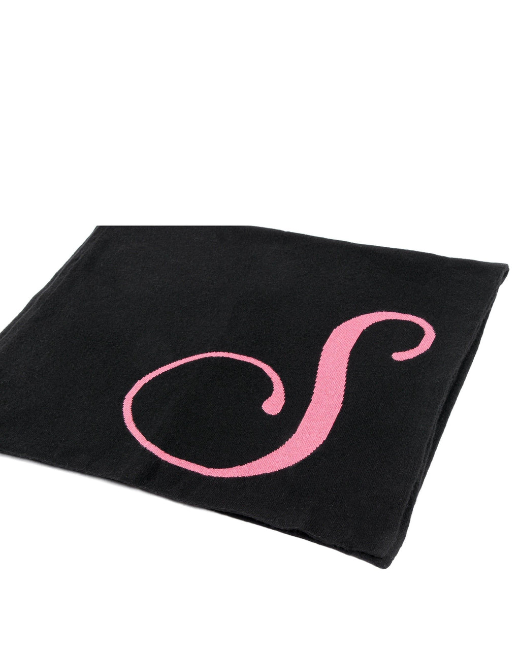 Sciarpa monogrammata Dee Ocleppo DEAN VILLAGE BLACK S