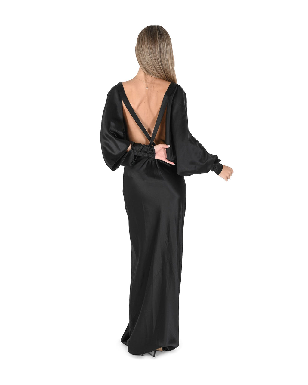 Abito da donna Saint Laurent 801228Y001W 1000 801