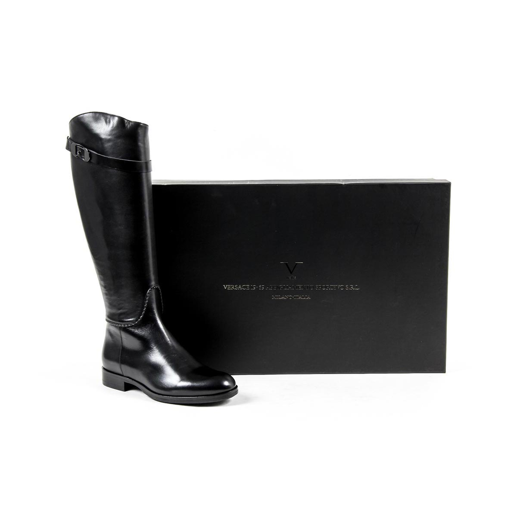 V 1969 Italia Womens High Boot B2414 VITELLO NERO
