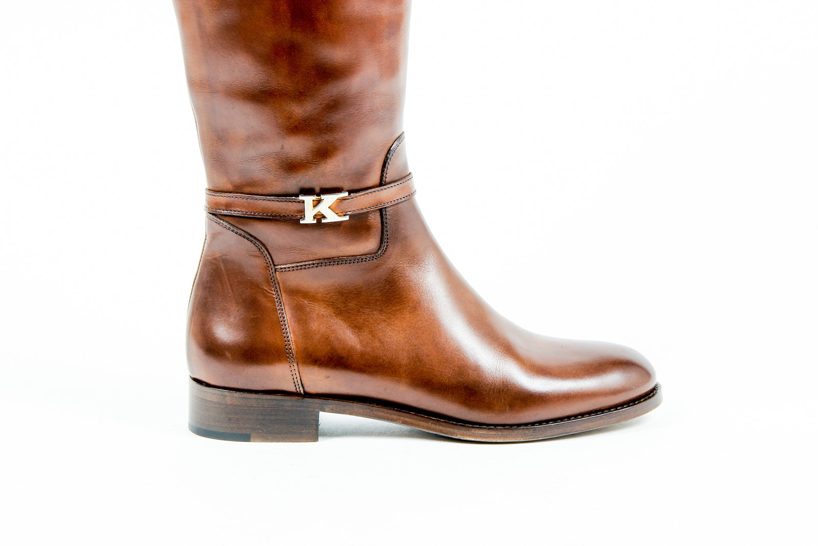 Stivale alto da donna Kiton D34801 4H5103 LUX CAFFE