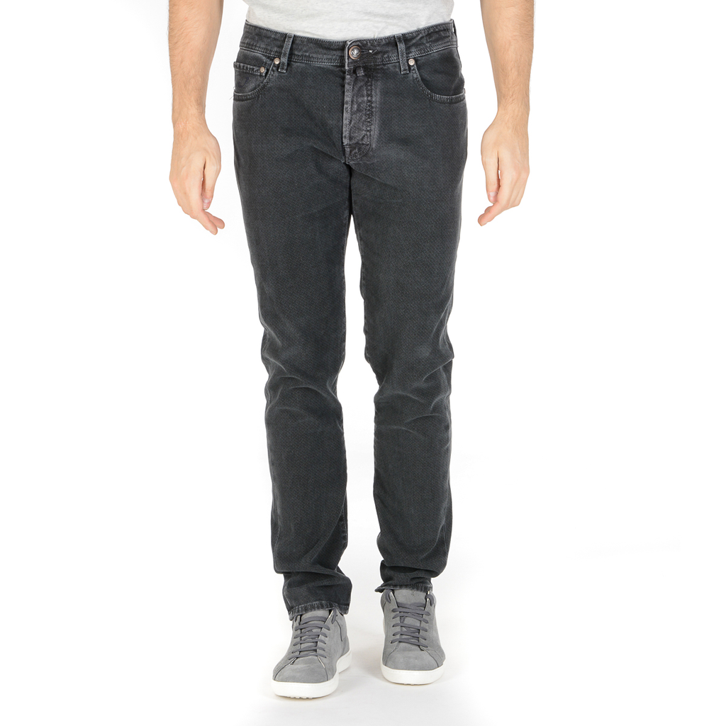 Pantaloni da uomo Jacob Cohen J688 grigio scuro