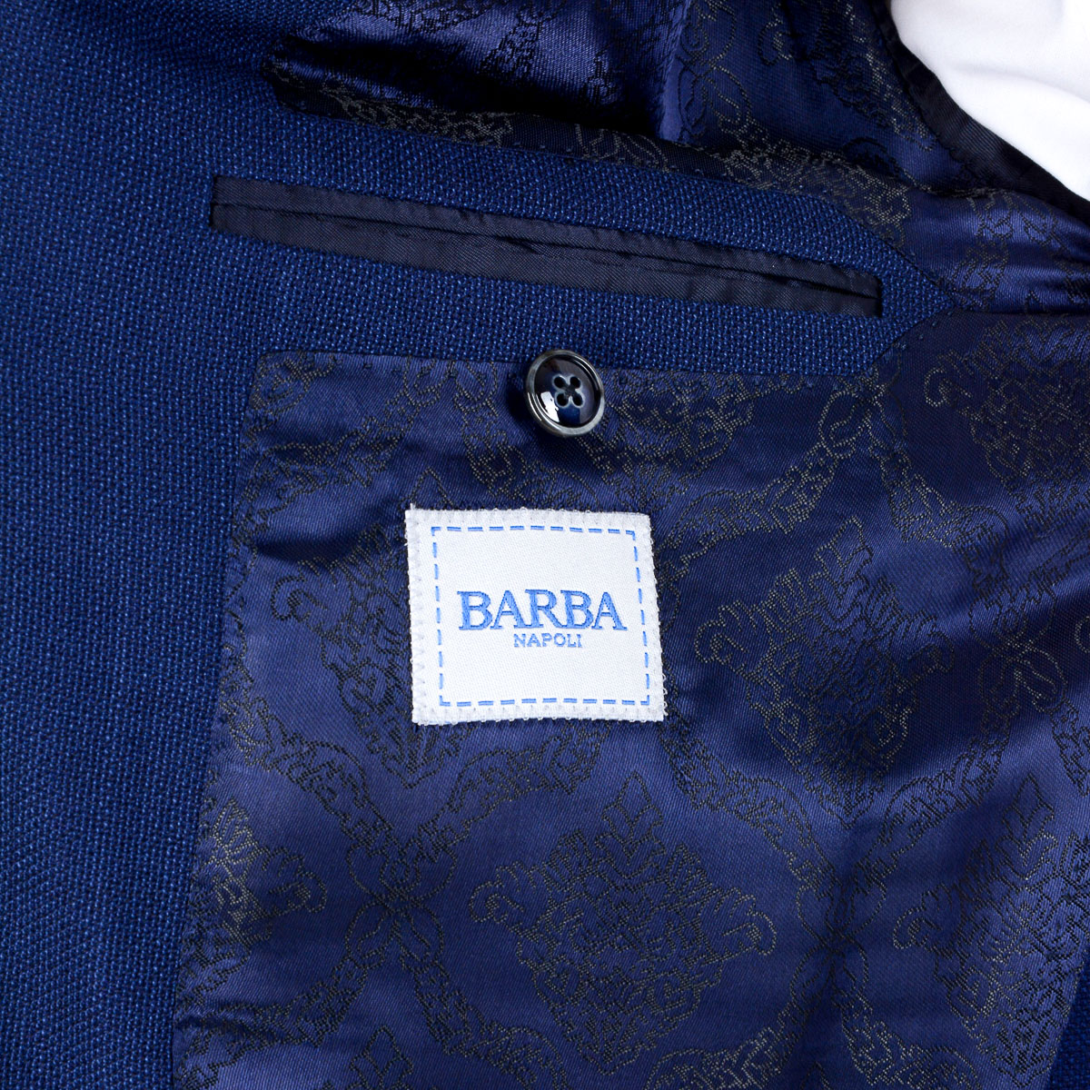 Barba Napoli Giacca Uomo Maniche Lunghe Blu