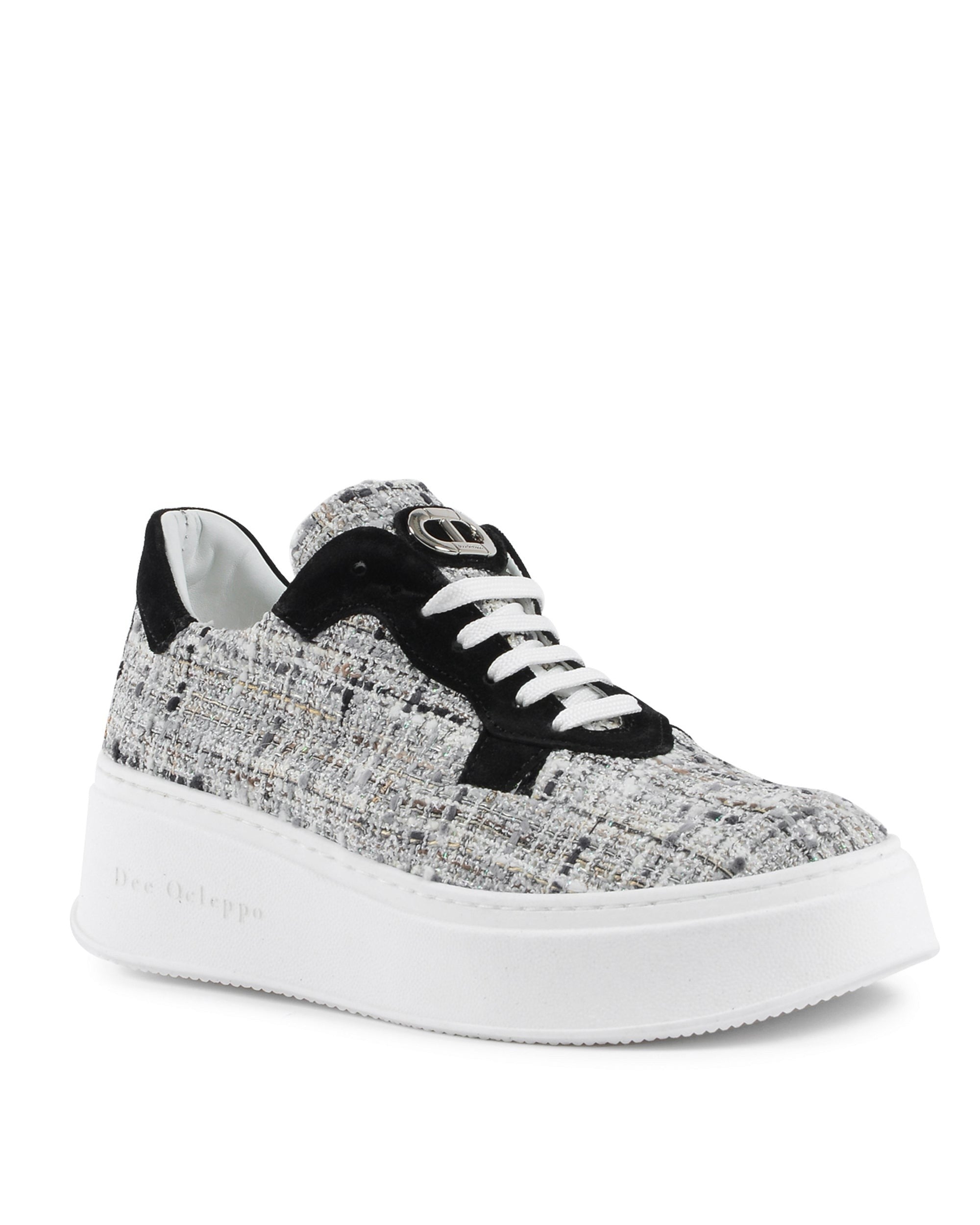Sneaker Challenging Boucle - Nero