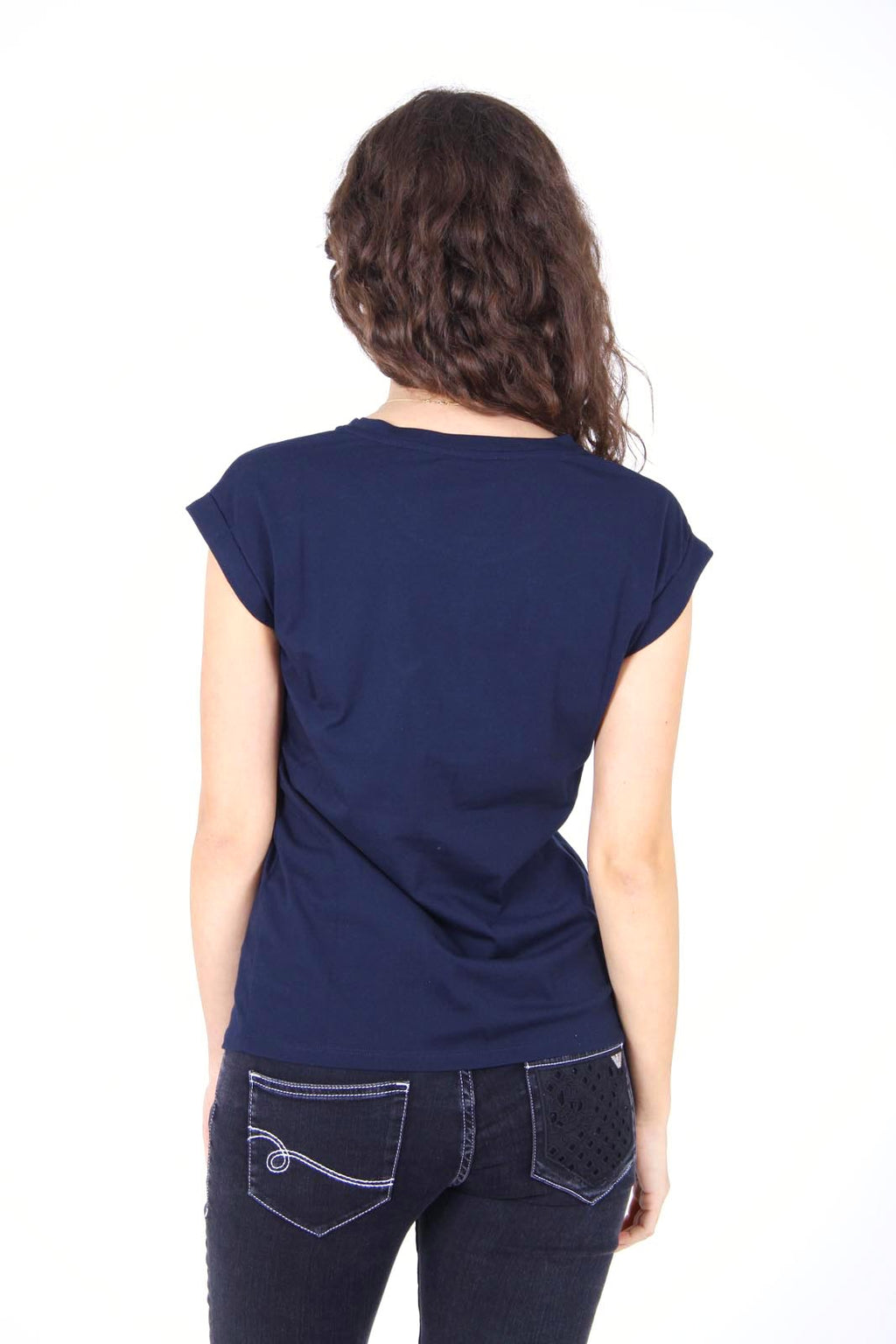 Emporio Armani t-shirt da donna manica corta AGH76 CZ N5