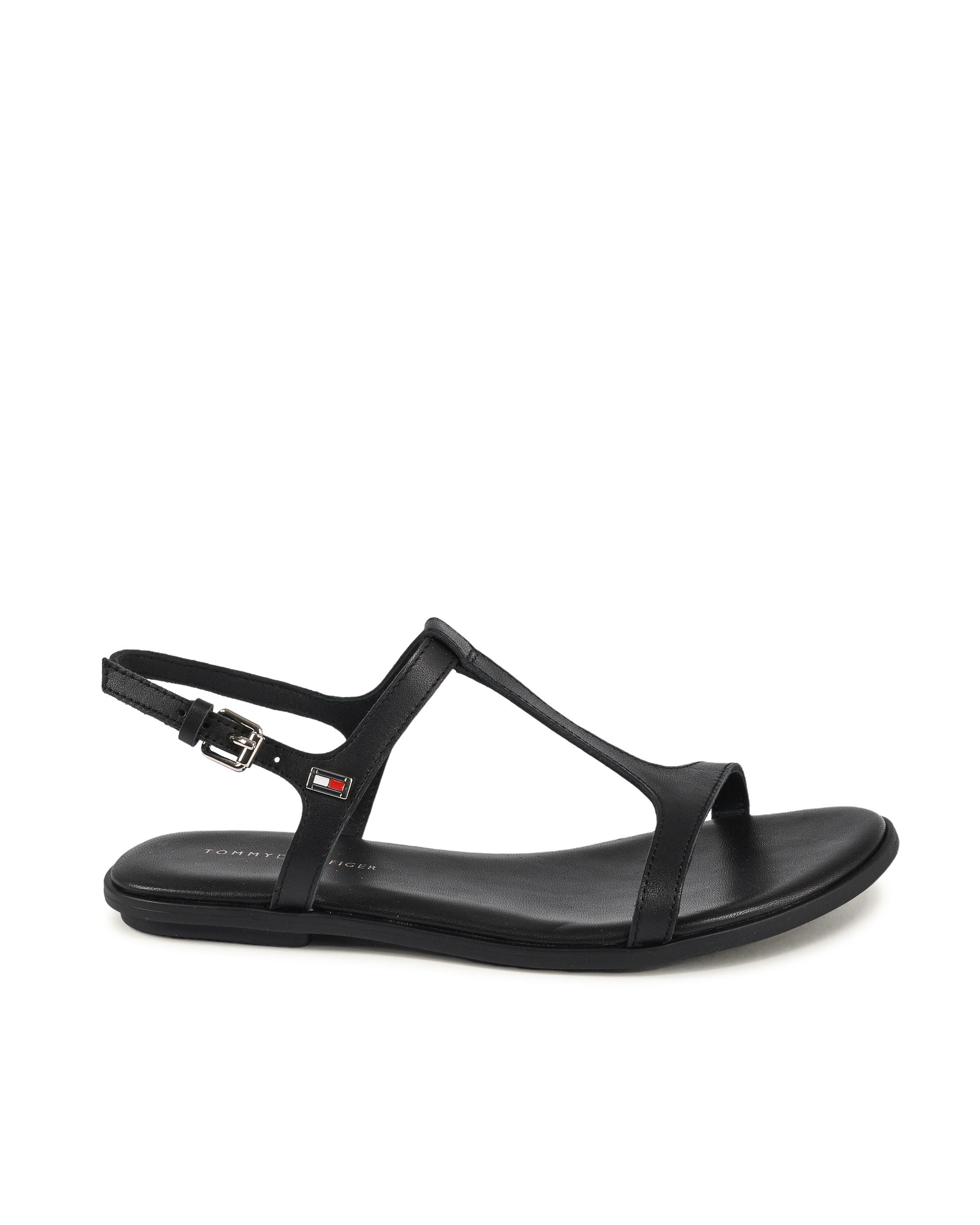 Sandalo da donna Tommy Hilfiger nero FW0FW07930BDS