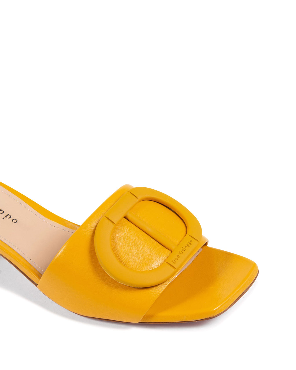 Dizzy Logo Mule Mustard