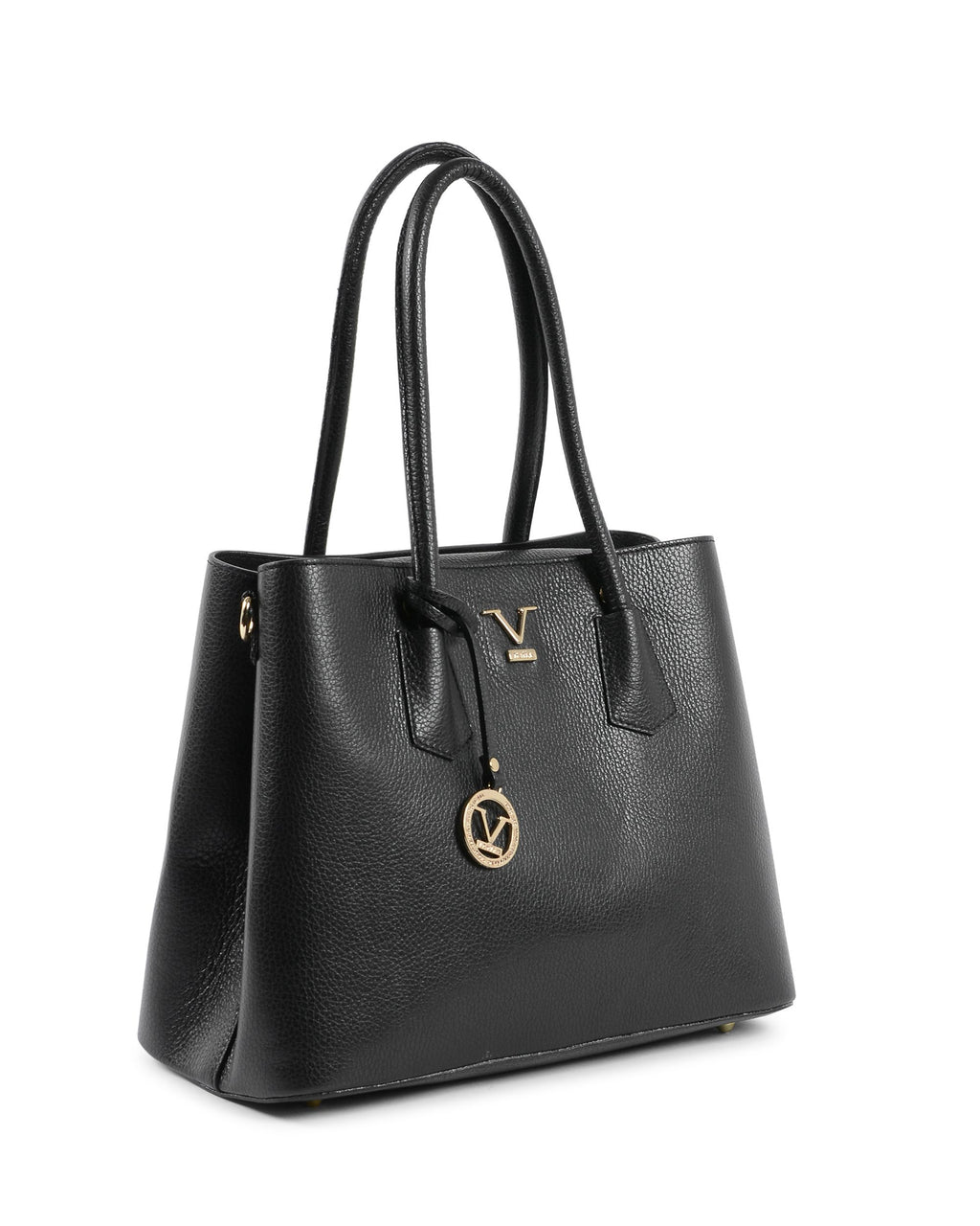 V Italia Borsa da donna nera 10510 V2 DOLLARO NERO
