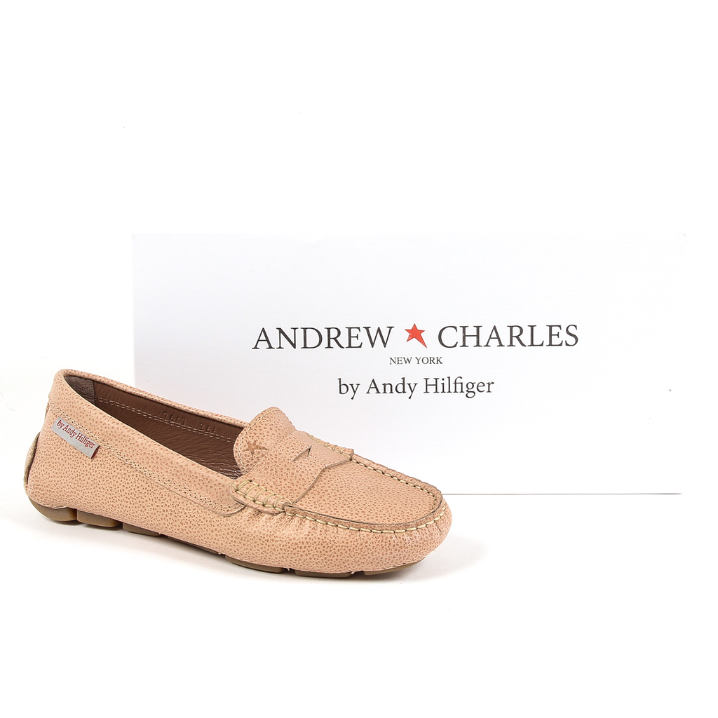 Mocassini da donna Andrew Charles rosa MAX