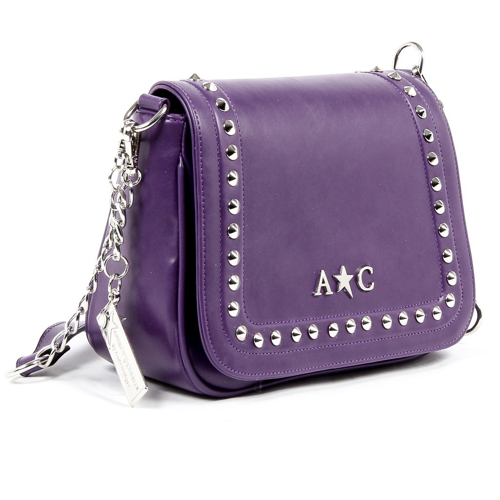 Borsa a mano da donna Andrew Charles viola SKYLA