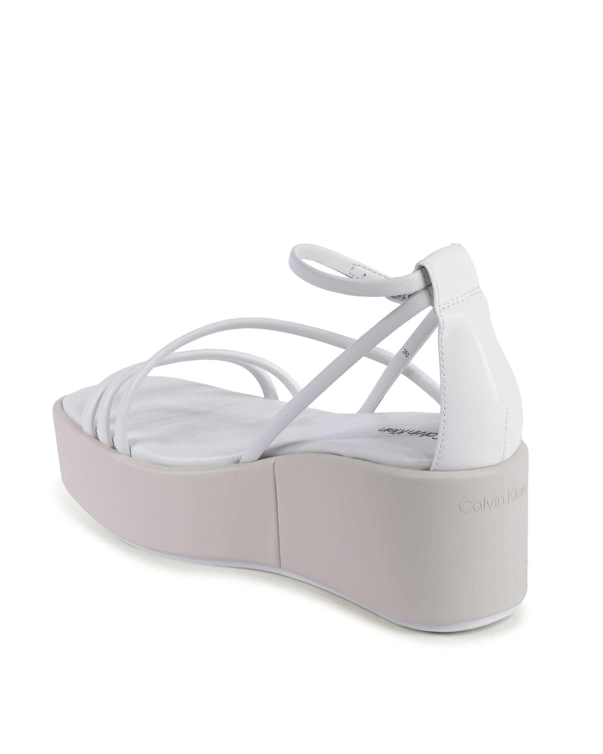 Calvin Klein Zeppa da donna bianca HW0HW019490K9