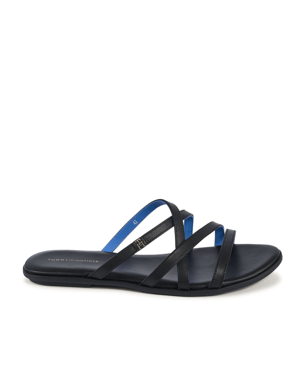 Sandalo da donna Tommy Hilfiger nero FW0FW08067BDS