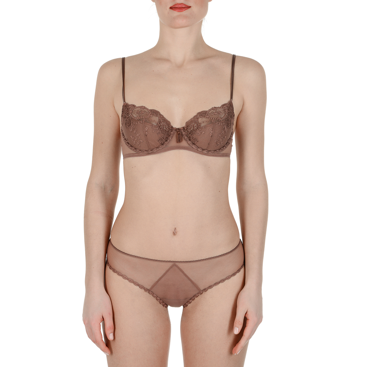 La Perla Top Reggiseno Donna Marrone