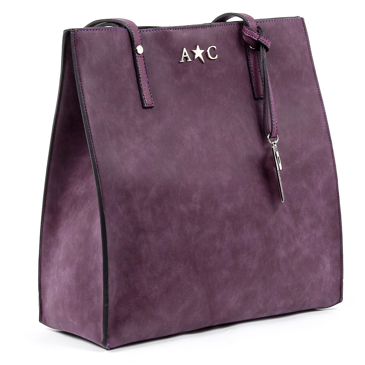 Borsa a mano da donna Andrew Charles viola SERINA